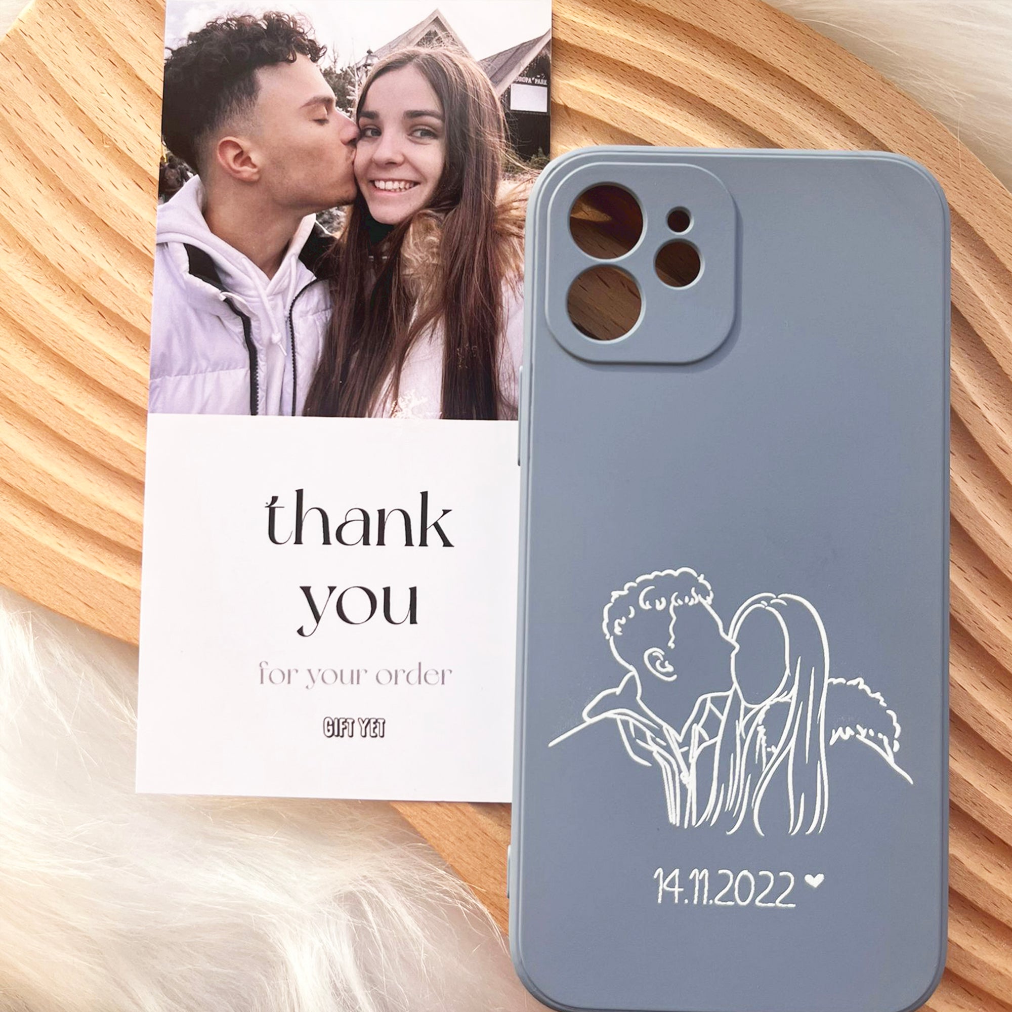 Custom Line Art Phone Case
