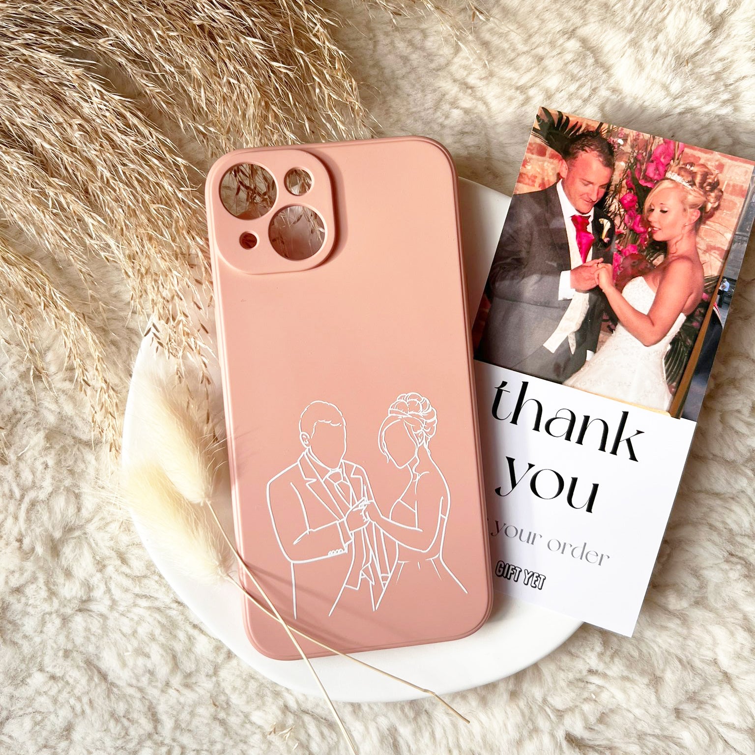 Custom Line Art Phone Case