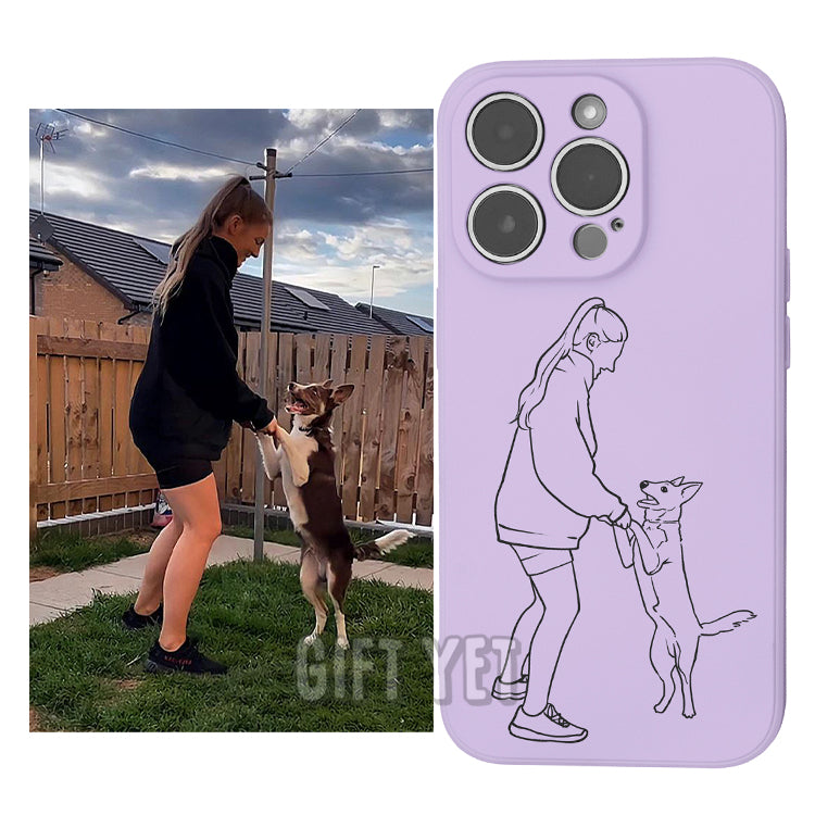Custom Line Art Phone Case