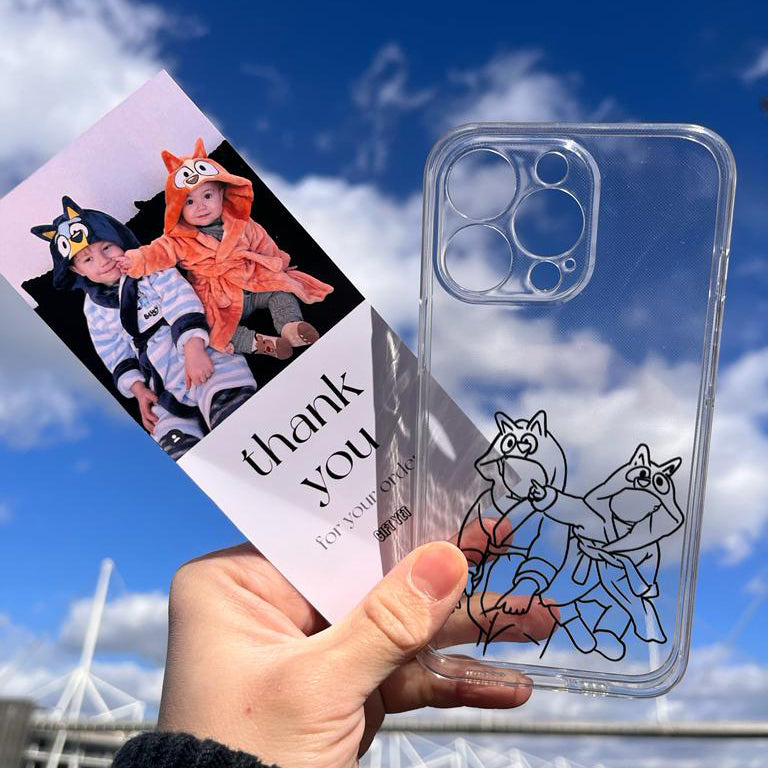 Custom Line Art Phone Case