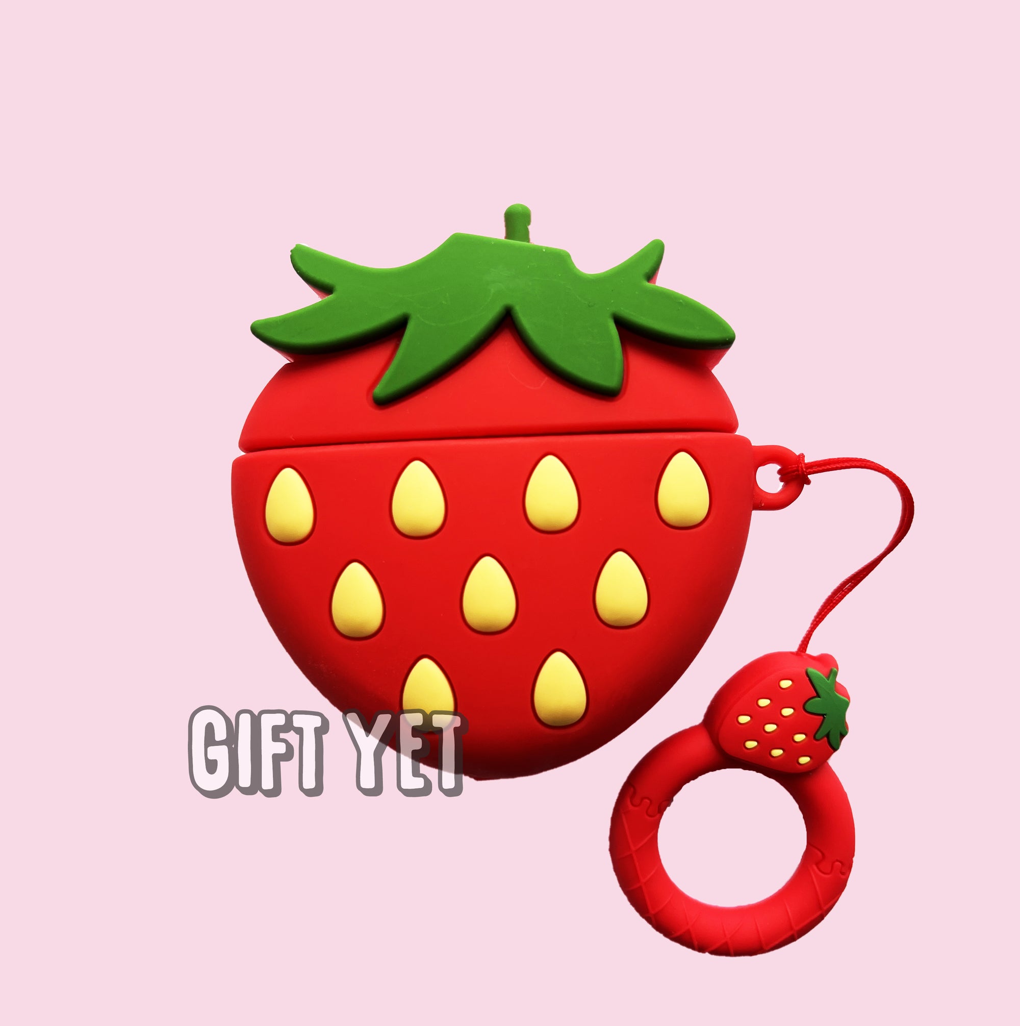 Strawberry Airpod Case with Keyring