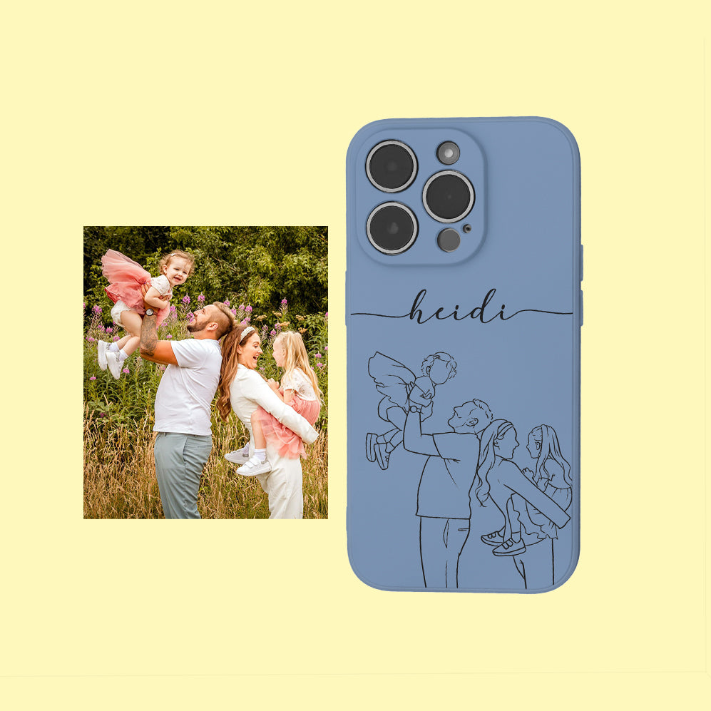 Custom Line Art From Photo iPhone case - Over 20+ Line Art Designs Giftyet Custom Line Art From Photo iPhone case - Over 20+ Line Art Designs Giftyet