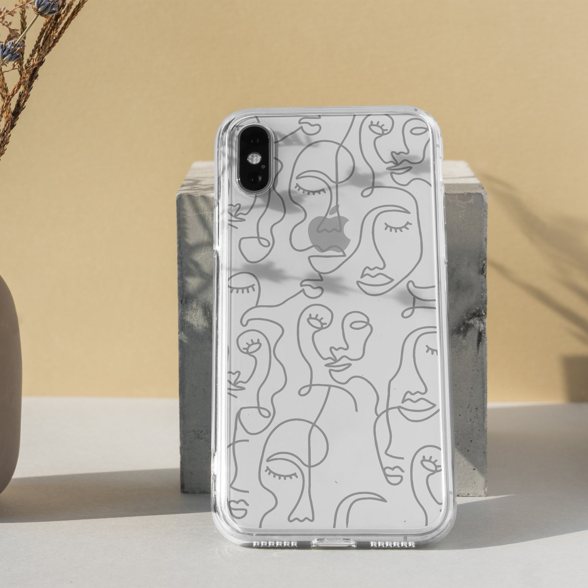 Abstract Face iPhone Case