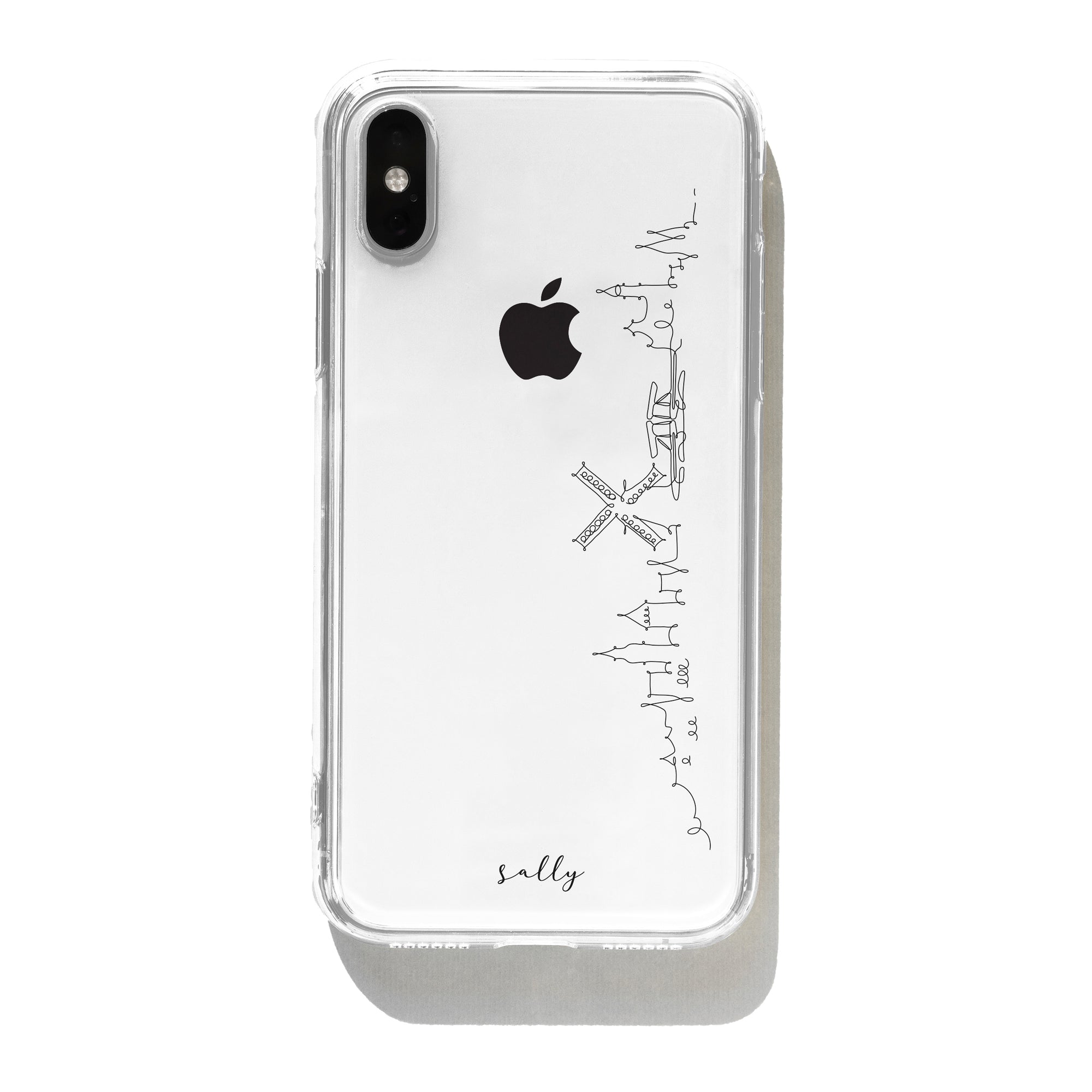 Personalised Amsterdam Skyline iPhone Case