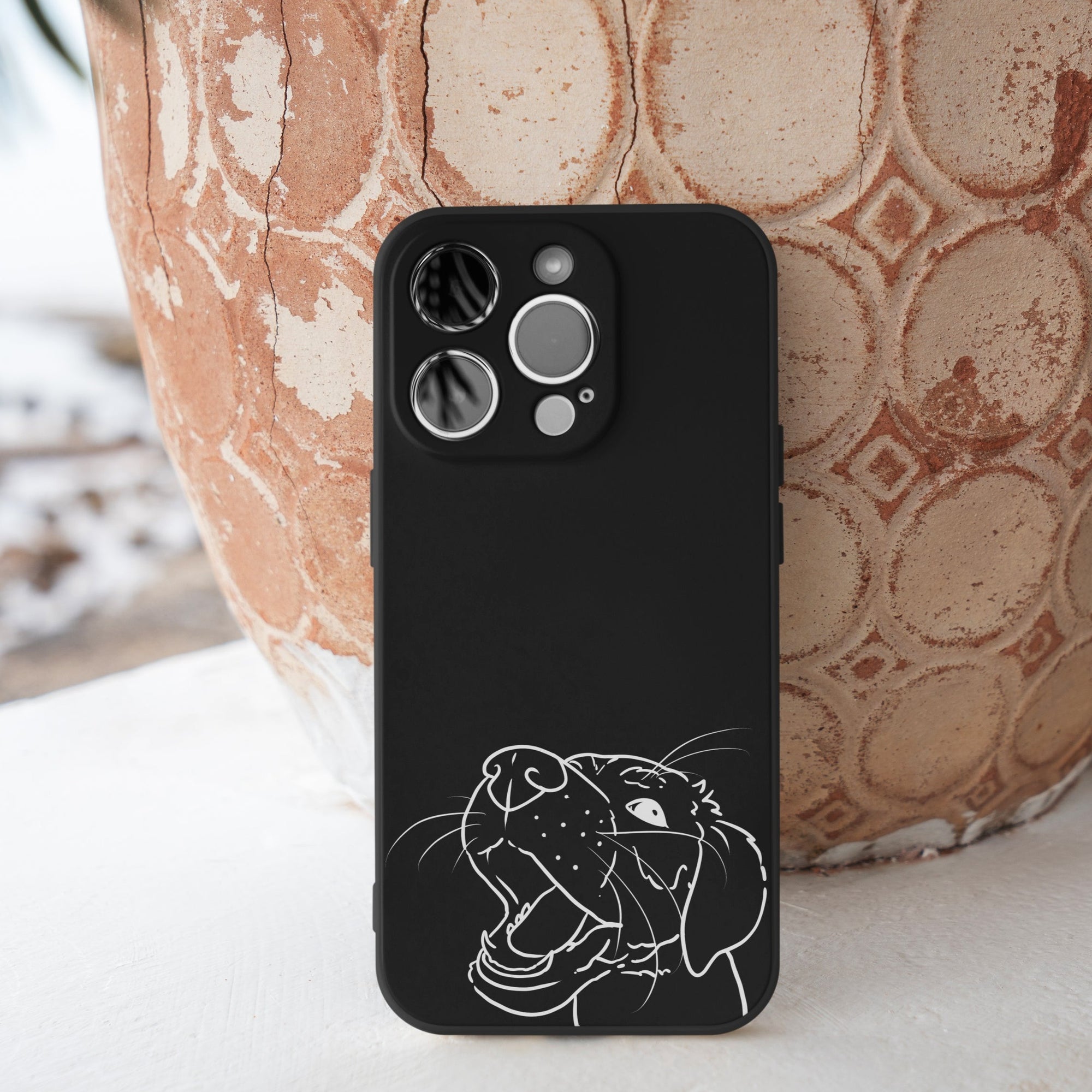 Custom Dog iPhone Case Black