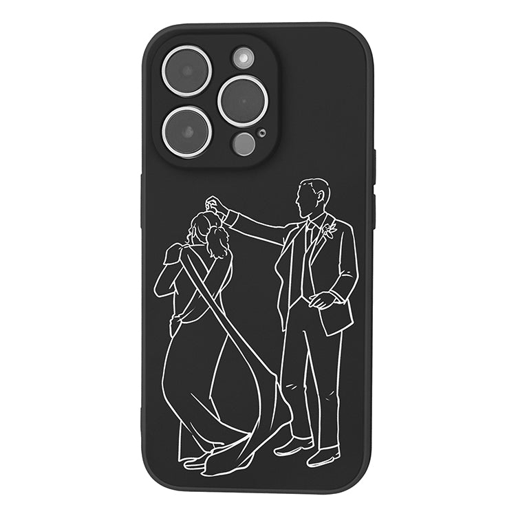 Custom Line Art iPhone Case