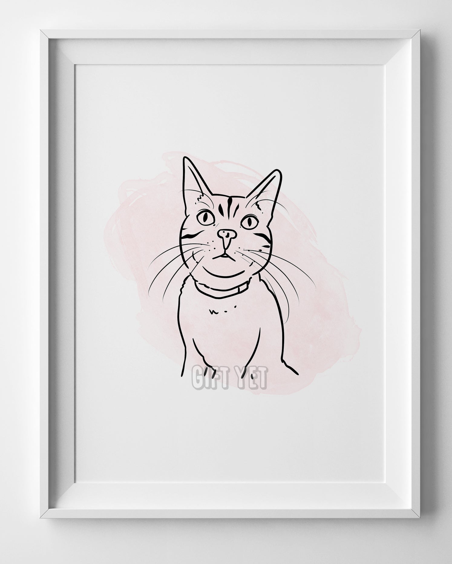 Custom Pet Line Drawing