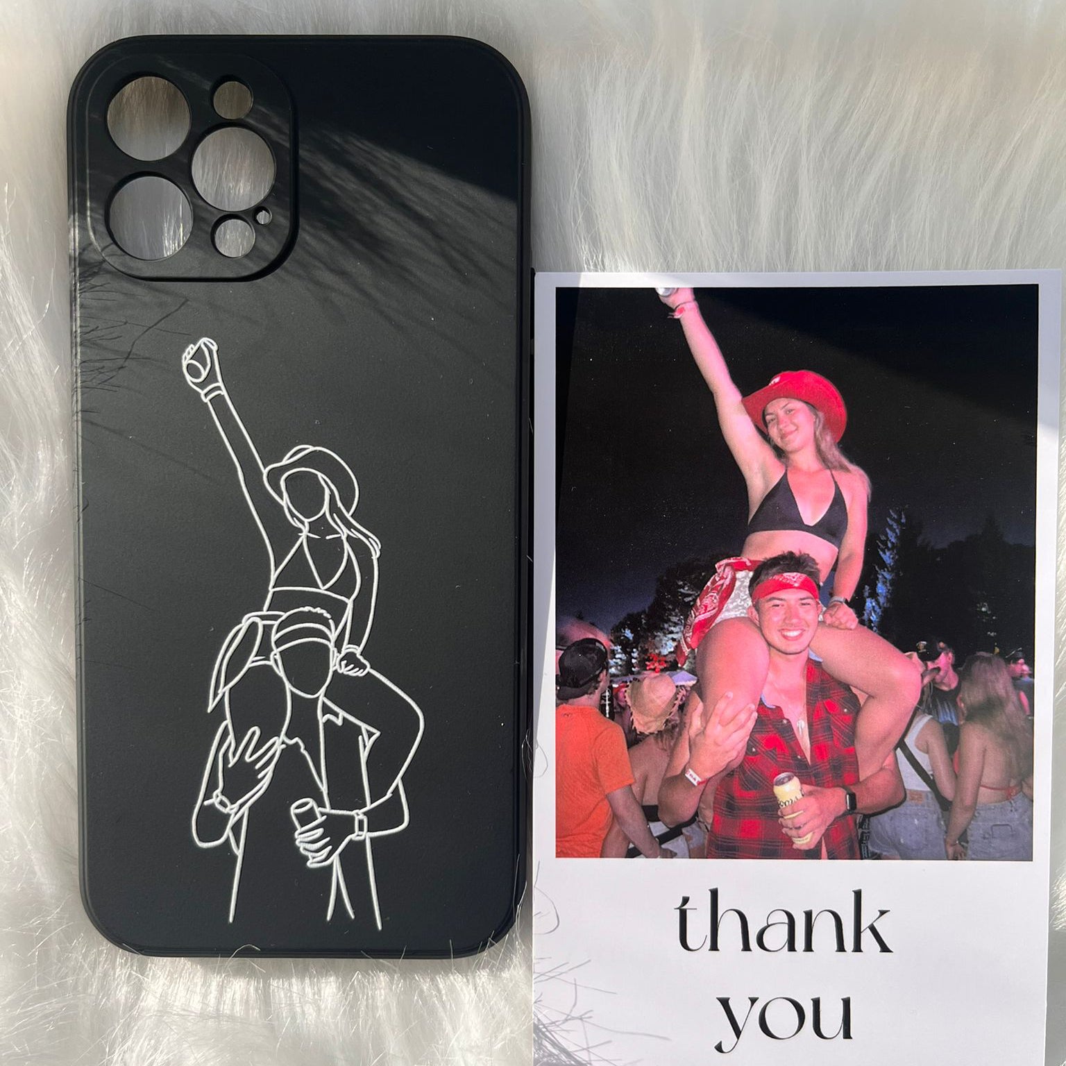 Personalised Photo Outline iPhone Case