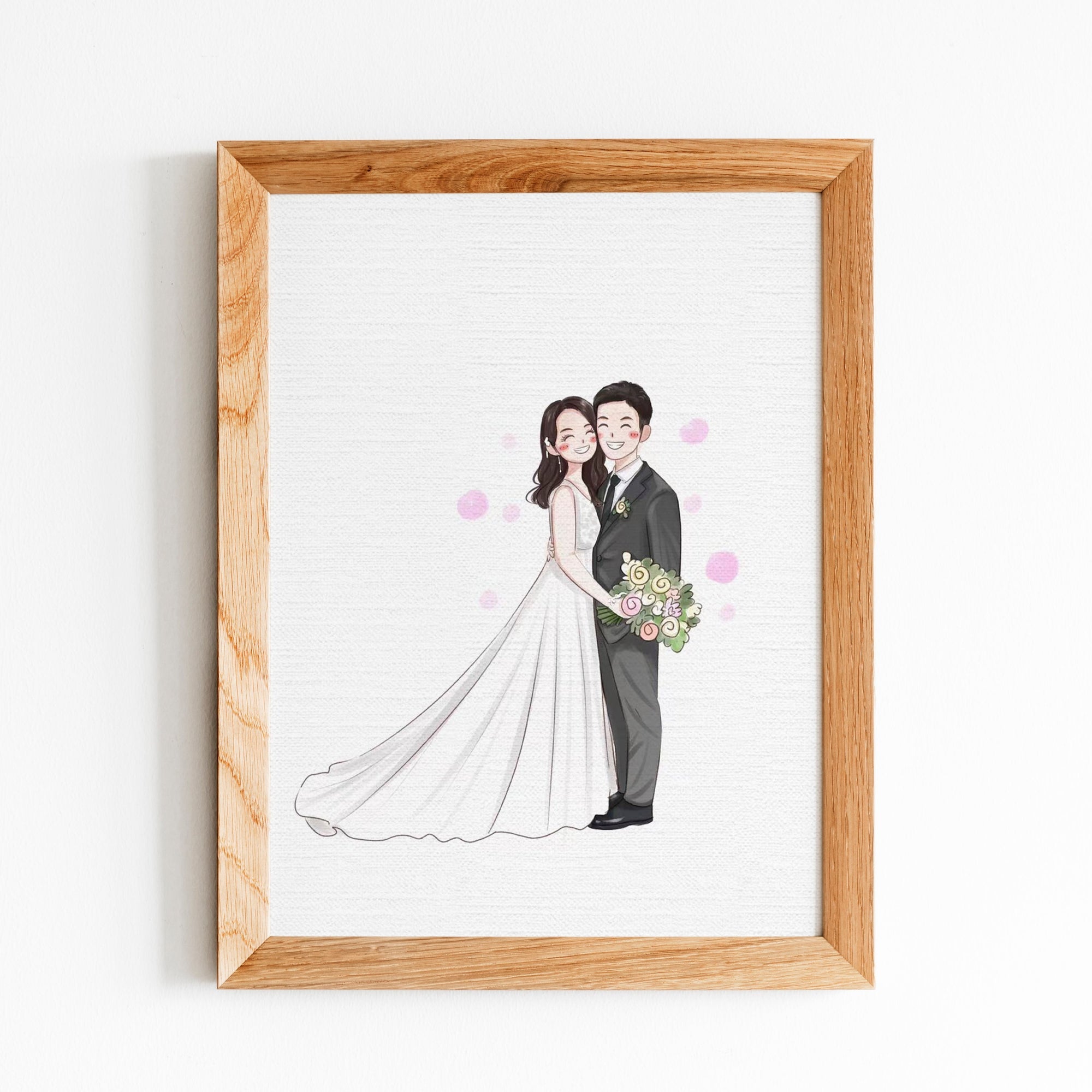 custom wedding illustration