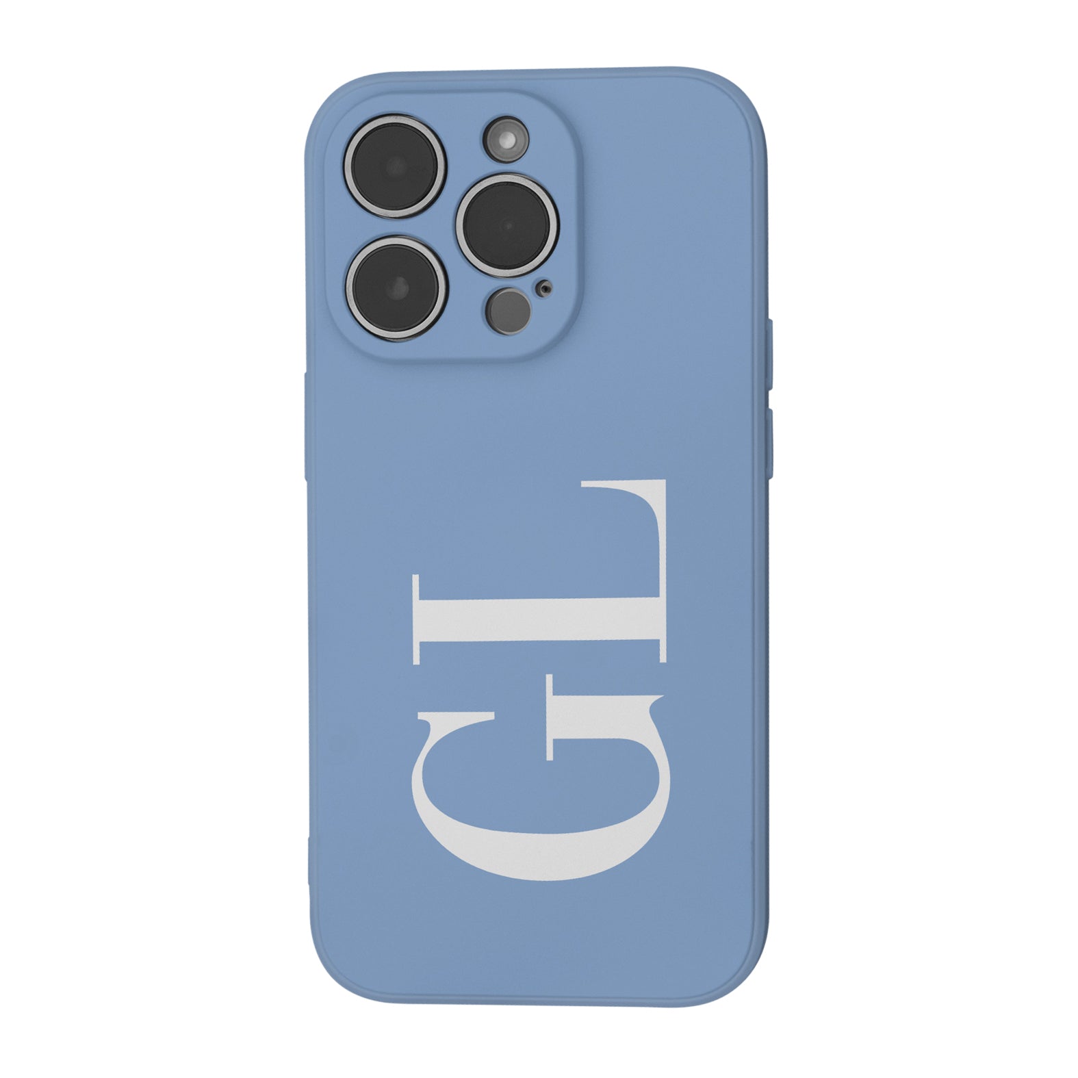 monogram iphone case blue